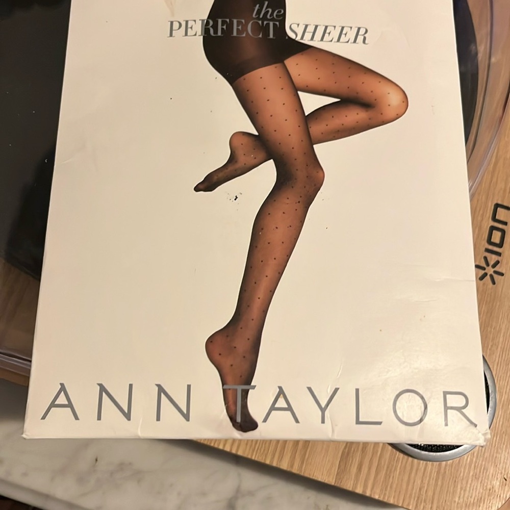 Ann Taylor Polka Dot Tights Medium